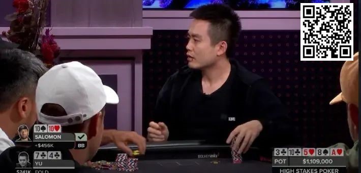 【APT扑克】：话题 | Charles Yu被击溃，连续输掉两个价值百万的彩池