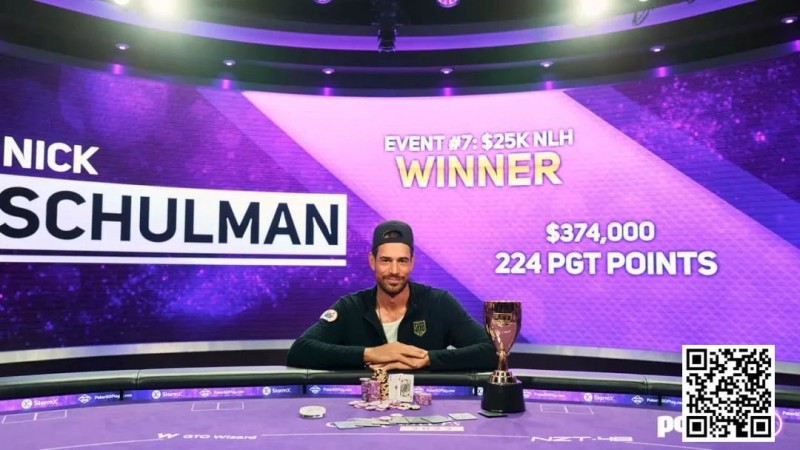 【APT扑克】简讯 | Nick Schulman赢得扑克大师赛第7场比赛，收获系列赛最大单笔奖金